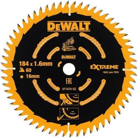 Dewalt DT1670 Sågklinga 60T