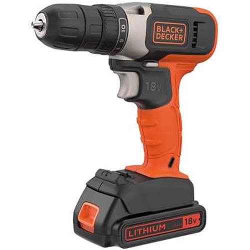 Black & Decker BCD001C1-QW Skruvdragare med batteri och laddare