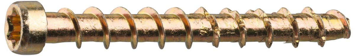 Grabber CTX40CH200 Betongskruv för lister & socklar 4,5 x 40 mm, Gul 200-pack